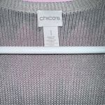 Chico's Chico’s Ikat Freya Duster Cardigan Sweater with Chevron M Photo 3