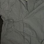 ZARA  Tie Around Striped Poplin Shirt Photo 1