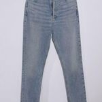 New Goldsign Lawler High Waisted Jean In Blue Blyth Button Fly Size 24 Photo 2