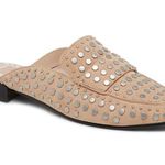 DOLCE VITA Maura Leather Studded Mules Slip Photo 0