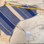 Vintage Joyce Sportswear blue white diagonal stripe batwing sweater Size L Photo 7