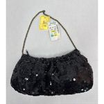 NWT Vintage Magid sequin black formal with bag chain handle Photo 11