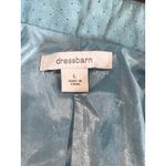 Dress Barn Pastel Blue Full Zip Faux Suede Jacket Women Size L Spring Robin's Egg Photo 6