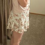 Cotton On White Floral Skirt Photo 2