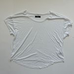 Michael Lauren  White Jan Scoop Neck Tee Size Small NWOT Photo 1