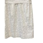 Marc Jacobs Amelie Flower Wicken White Strapless Dress, Sz 0 Photo 8
