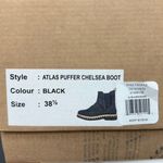 Free People Atlas Puffer Chelsea Boot Black Size 38.5 (US 8) New in Box Photo 3