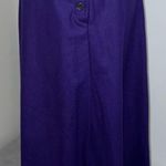 100% Wool Maxi Purple Skirt Vintage grunge boho XS Photo 0