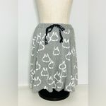 Y2K Harajuku Grey Kitty Skirt by Japanese Fashion Brand MINT NeKO size Small Photo 1