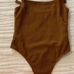 NWOT! RIBBED BODYSUIT Orange Size M Photo 0