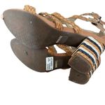 Schutz  Alycia Leather Block Heel Brown Tan Sandals Heels size 8.5 Photo 8