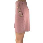 ZARA Women's Pink High Waist Wide Leg Button Pockets Zipper Mini Shorts Size XS Photo 1