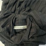 Reformation  Sz XS Libra Ribbed Knit Dress Long Sleeve Black Photo 5
