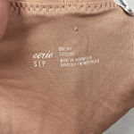 Aerie  Bikini Bottom Women's Size Small Nude NWT Textured Cheeky High Cut Photo 3