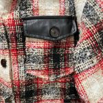 La Miel Saturn Flannel Jacket Red White and Black Size Small Photo 6