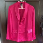 Victoria's Secret NWT Victoria’s Secret Lightweight Blazer Pink Generous Small Retail $89.50 Photo 1