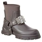 Karl Lagerfeld Rylie Boots Harness Crystal Embellished Grey Women’s Size 8 Photo 0