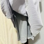 Polagram  Light Blue Embroidery Long Sleeves Cottagecore Peasant Zippered Dress S Photo 4