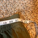 Old Navy  Linen Blend Shorts Comfort Waistband Casual Olive Green‎ 2X Photo 3