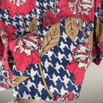 J. McLaughlin J.‎ McLaughlin Womens Floral Button Down Shirt Sz Large Long Sleeve Lightweight Photo 2