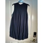 Splendid  Women's Black Sleeveless Button Front Mini Dress Size Large Photo 5