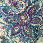 Serendipity Vintage 90s  Made in Maui Maxi Dress Frills N-Neck Ruffles Size L Photo 3