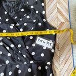 Jessica Howard  Black White Polka Dot Dress‎ Sleeveless Tie Waist Women 12 Retro Photo 10