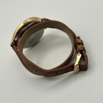 American Eagle Rose Gold Brown Leather Women’s Watch Working New Battery Photo 5