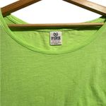 PINK - Victoria's Secret Victoria’s Secret PINK Crop Top Neon Green XS Extra Small Dog Logo Tee T-Shirt Photo 6