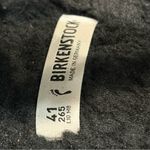 Birkenstock  Arizona Black Plush Fuzzy Big Buckle Sandals Slides 41 10 Narrow Photo 9