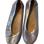 Vionic  Caroll Ballet Flats Metallic Shimmer Silver Women Size 10 Photo 0
