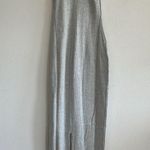 SKIMS Cotton Rib Long Cami Dress in Light Heather Grey, Size Medium Photo 7