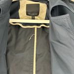 The Limited  Womens Trench Coat Medium Blue Rain Lightweight Jacket Casual Career Photo 3