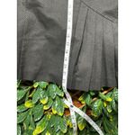 Bebe Vintage  Black Pleated Pencil Skirt Size 0 Photo 5