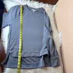 Athleta  Seasoft Crewneck Sweatshirt Coastline Blue Size Medium Photo 8