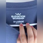 ELEVATION WORSHIP Women’s Casual Oversized Graphic Drop Shoulder Tee Blue Size XL Photo 7
