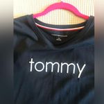 Tommy Hilfiger -  women’s navy blue side striped T/shirt dress in size M new Photo 1