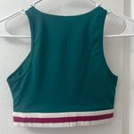 Wilo Green w/ Purple & White Band Sports‎ Bra (Size S) Photo 2