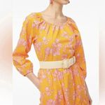 J.Crew Scoop Neck Mini Dress Bird Of Paradise Tropical Floral Size 00 XXS Photo 1