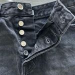 ZARA Black Denim Shorts Photo 2