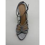 Veronica Beard  Aneesha Crystal Gunmetal Strappy Heel Sandals Sz 8.5 $450 Photo 10