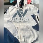 Avalanche  Light Gray Logo Hoodie Photo 1