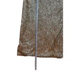 Sorella Vita Dress Gold Sequin Maxi Spaghetti Strap Bridesmaid Party Dress size Photo 6