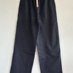 SKIMS  Boyfriend Fleece Straight Leg Pant in Washed Onyx, Size X-Small Photo 4