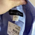 Simply Styled Light Blue Button Up Size Large Photo 3