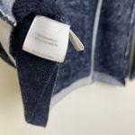 Kokun Cashmere Bamboo Sweater Womens Small Blue Burnout Pullover Knit Top Photo 8