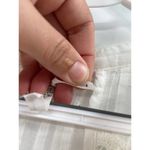 Anthropologie Feather Bone Lucille White Long High-Low Crochet Button Front Top Photo 5