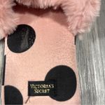 Victoria's Secret Victoria’s Secret Pink Polka Dot Slippers; Medium Women’s Photo 3