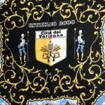 Vatican Vintage Jubilee Women's Italian Scarf Black Photo 4