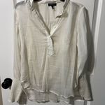 Rag and Bone Cream Button-Up Blouse Cotton/Silk Blend NWOT XS Photo 0
